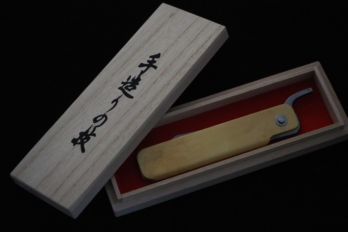 清玄作 ダマスカス 清玄肥後守拵 通常型 65 両刃 和式鍛造ナイフ専門店 宗正刃物ナイフ包丁特選 清玄作 ダマスカス 清玄肥後守拵 通常型 65 両刃 和式鍛造ナイフ専門店 宗正刃物ナイフ包丁特選