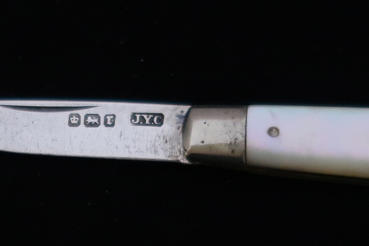 シェフィールド 銀ナイフ J.Y.C(1909年) | 和式鍛造ナイフ専門店 宗正